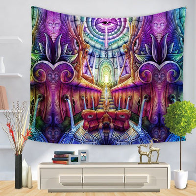 Rave Tapestry DMT Psychedelic -Tapestry -Rave Mates