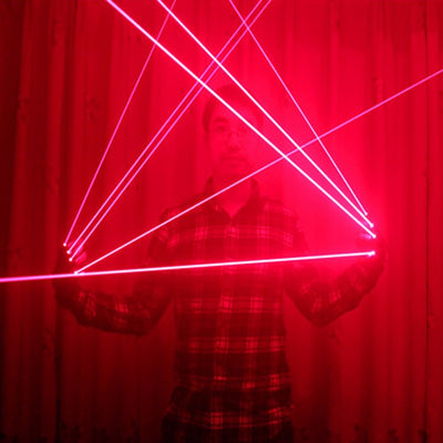 Red Laser Gloves -Rave Accessories -Rave Mates