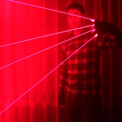 Red Laser Gloves -Rave Accessories -Rave Mates