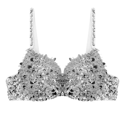 Sequins Beading Bra -Rave Bras -Rave Mates
