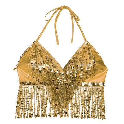 Sequins Tassel Bra -Rave Crop Tops -Rave Mates