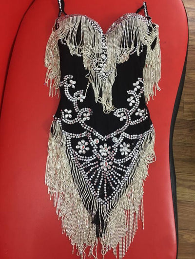 Sparkly Silver Dress -Whole Outfit -Rave Mates
