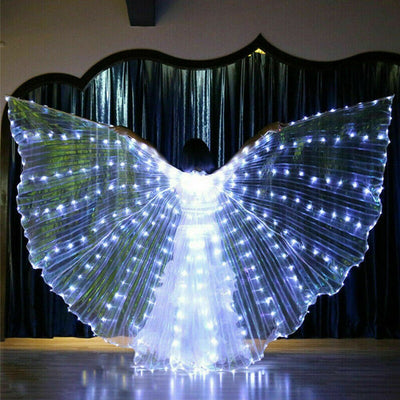 Stage Wear Light Up Wings - Light Show LED's - Rave Mates