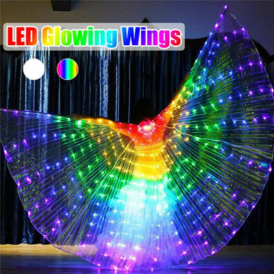 Stage Wear Light Up Wings - Light Show LED's - Rave Mates