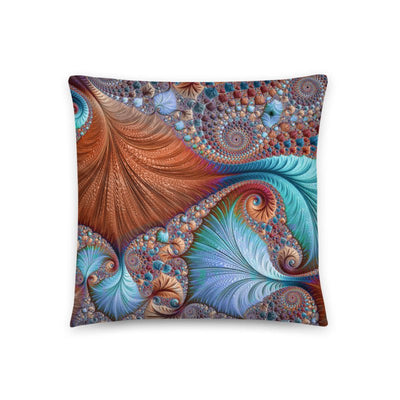 Abstract Throw Pillows - Orange | Abstract Pillow -Pillow -Rave Mates