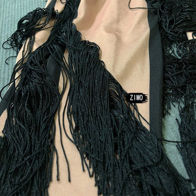 Tassel Jumpsuit -rave outfit -Rave Mates