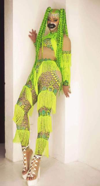 Tassel Jumpsuit -rave outfit -Rave Mates