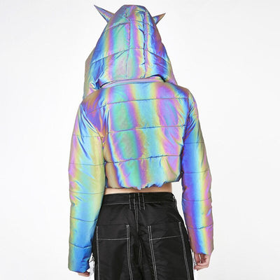 Winter Reflective Jacket -Rave Jacket -Rave Mates