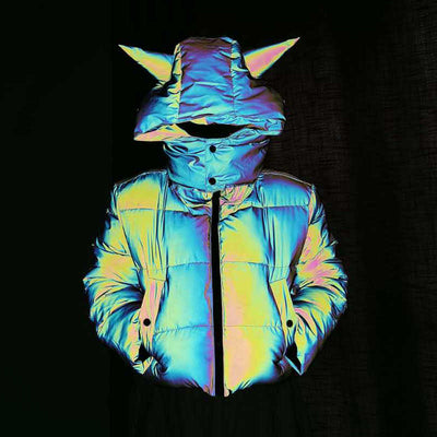 Winter Reflective Jacket -Rave Jacket -Rave Mates