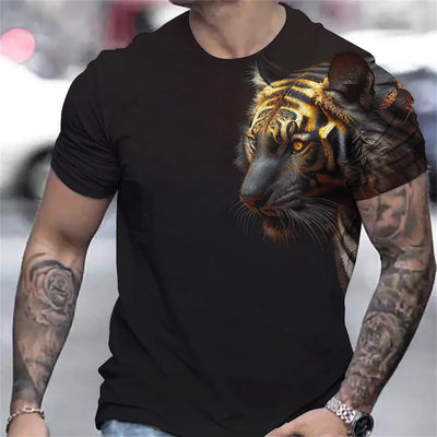Men’s 3D Animal Print Rave T-Shirt – 22 Designs