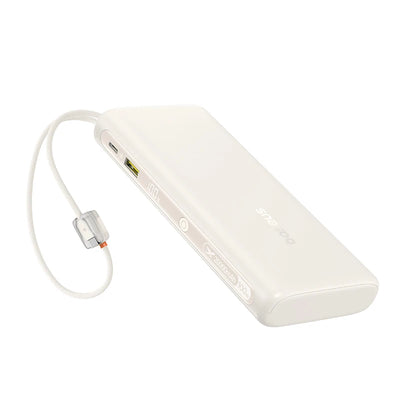 Baseus EnerFill FC41 100W 20000mAh Power Bank with Built-In Dual USB-C Cables