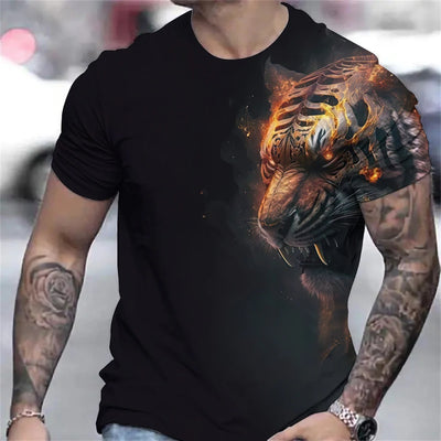 Men’s 3D Animal Print Rave T-Shirt – 22 Designs