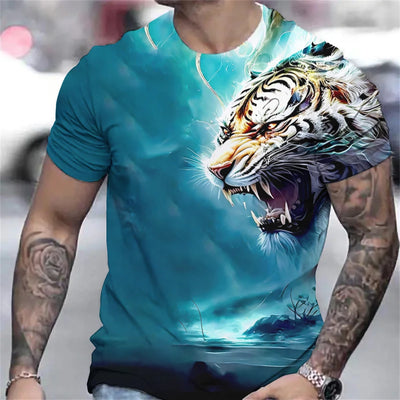 Men’s 3D Animal Print Rave T-Shirt – 22 Designs
