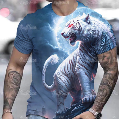 Men’s 3D Animal Print Rave T-Shirt – 22 Designs