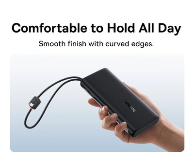 Baseus EnerFill FC41 100W 20000mAh Power Bank with Built-In Dual USB-C Cables