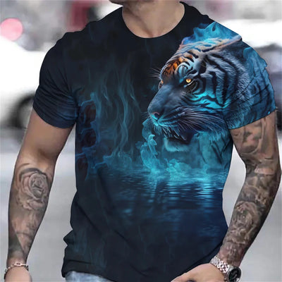 Men’s 3D Animal Print Rave T-Shirt – 22 Designs