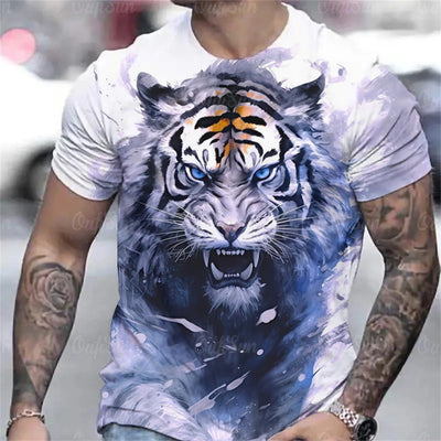 Men’s 3D Animal Print Rave T-Shirt – 22 Designs