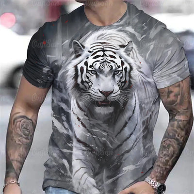 Men’s 3D Animal Print Rave T-Shirt – 22 Designs