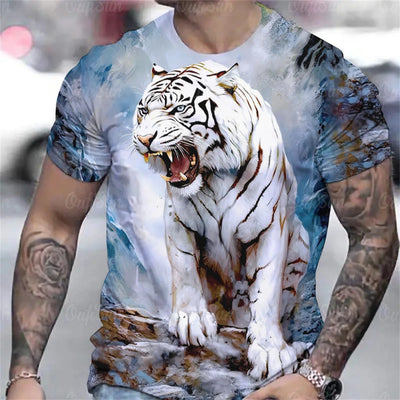 Men’s 3D Animal Print Rave T-Shirt – 22 Designs