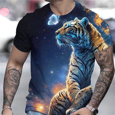 Men’s 3D Animal Print Rave T-Shirt – 22 Designs