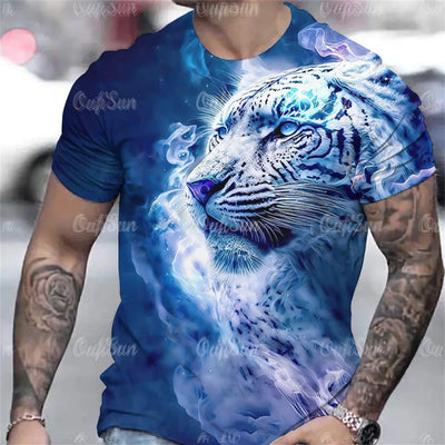 Men’s 3D Animal Print Rave T-Shirt – 22 Designs