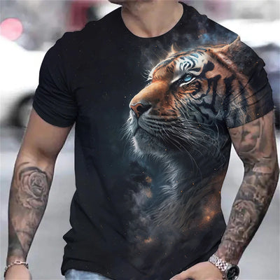Men’s 3D Animal Print Rave T-Shirt – 22 Designs