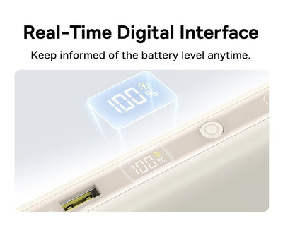 Baseus EnerFill FC41 100W 20000mAh Power Bank with Built-In Dual USB-C Cables - Rave Mates