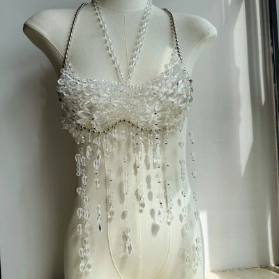 Beaded Festival Body Chain Top Collection 40+ Choices -Rave Tops -Rave Mates