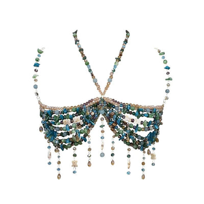 Beaded Festival Body Chain Top Collection 40+ Choices -Rave Tops -Rave Mates