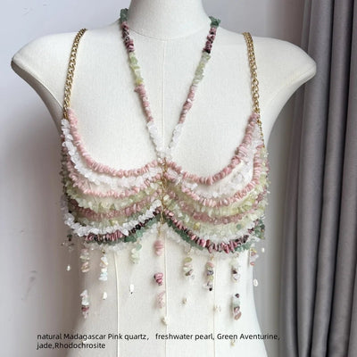 Beaded Festival Body Chain Top Collection 40+ Choices -Rave Tops -Rave Mates