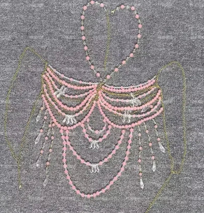 Beaded Festival Body Chain Top Collection 40+ Choices -Rave Tops -Rave Mates