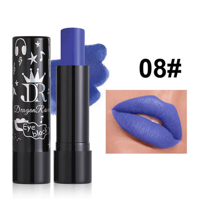 Dragon Ranee Velvet Matte Lipstick – 12 Vibrant Festival Shades -Rave Outfit Addons -Rave Mates