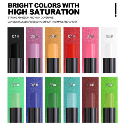 Dragon Ranee Velvet Matte Lipstick – 12 Vibrant Festival Shades -Rave Outfit Addons -Rave Mates