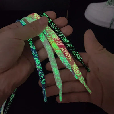 Glow In The Dark Rave Shoelaces – Festival Ready Laces -Rave Shoes -Rave Mates