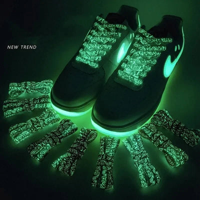 Glow In The Dark Rave Shoelaces – Festival Ready Laces -Rave Shoes -Rave Mates