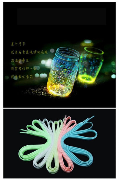 Glow In The Dark Shoelaces – Rave Ready Festival Laces -Rave Shoes -Rave Mates