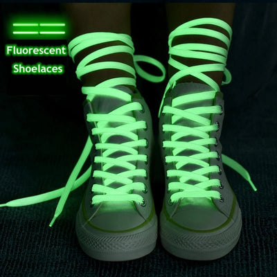 Glow In The Dark Shoelaces – Rave Ready Festival Laces -Rave Shoes -Rave Mates
