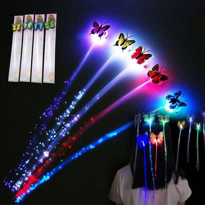 LED Butterfly Hair Lights -Rave Outfit Addons -Rave Mates