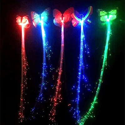 LED Butterfly Hair Lights -Rave Outfit Addons -Rave Mates