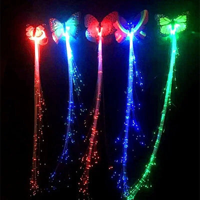 LED Butterfly Hair Lights -Rave Outfit Addons -Rave Mates