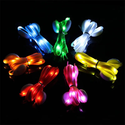 LED Glow Shoelaces – Light Up Rave & Festival Laces -Rave Shoes -Rave Mates