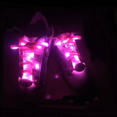 LED Glow Shoelaces – Light Up Rave & Festival Laces -Rave Shoes -Rave Mates