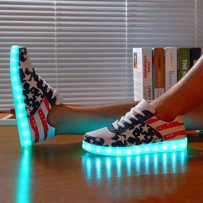 LED Light Up Rave Shoes – Festival Ready Glow Sneakers -Rave Shoes -Rave Mates