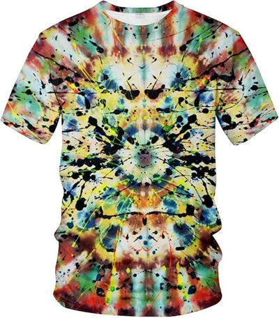 Men’s Psychedelic Rave T-Shirt – 8 Festival Designs -Man's Rave Outfits -Rave Mates