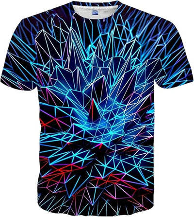 Men’s Psychedelic Rave T-Shirt – 8 Festival Designs -Man's Rave Outfits -Rave Mates