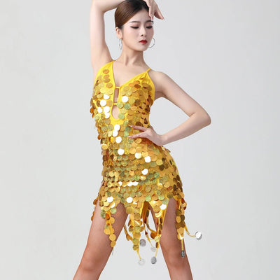 Sequin Coin Mini Dress – Rave & Night Out Party Dress -Going Out Dresses -Rave Mates