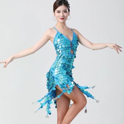 Sequin Coin Mini Dress – Rave & Night Out Party Dress -Going Out Dresses -Rave Mates