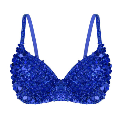 Sparkle Sequin Rave Bra – Festival Statement Top -Rave Bras -Rave Mates