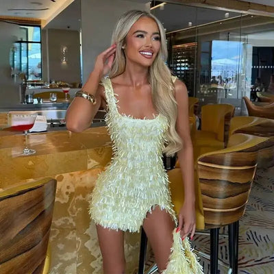 Sparkly Sequin & Fringe Mini Party Dress 38 Choices! -Going Out Dresses -Rave Mates