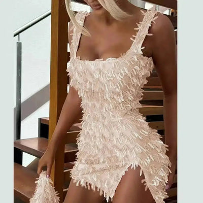 Sparkly Sequin & Fringe Mini Party Dress 38 Choices! -Going Out Dresses -Rave Mates